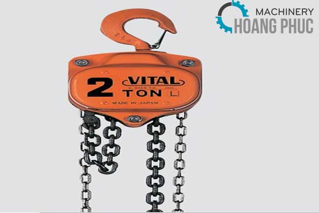 Palang x&iacute;ch k&eacute;o tay Vital 2 tấn 5m VL5 - 20 ch&iacute;nh h&atilde;ng