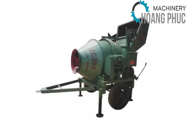 M&aacute;y trộn b&ecirc; t&ocirc;ng Shaft JZC200 ch&iacute;nh h&atilde;ng